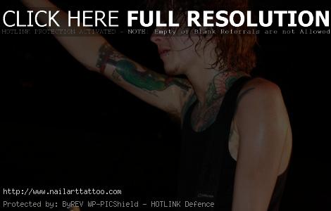 ben bruce asking alexandria tattoos