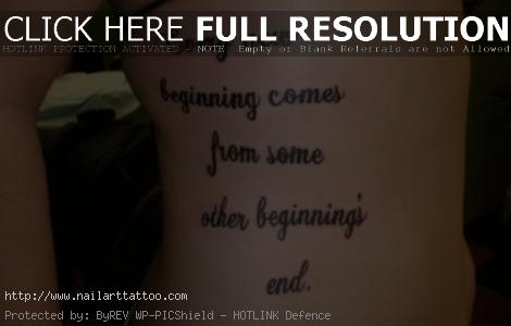 best quote tattoos for girls