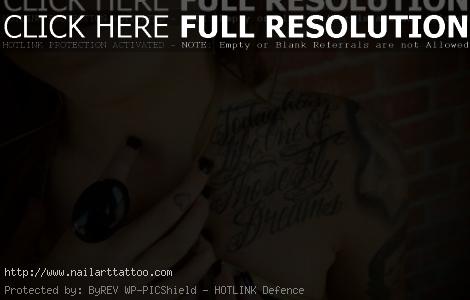 best tattoo fonts for girls