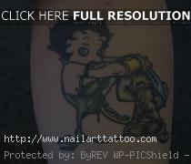 betty boop tattoo stencil