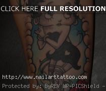 betty boop tattoos for women