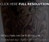 betty boop tattoos with angel wings