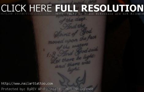bible quote tattoos