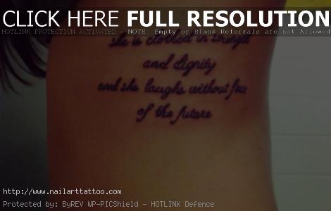 bible quote tattoos for women