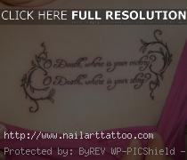 bible scripture tattoos for girls