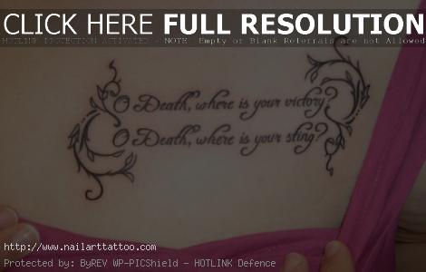 bible scripture tattoos for girls