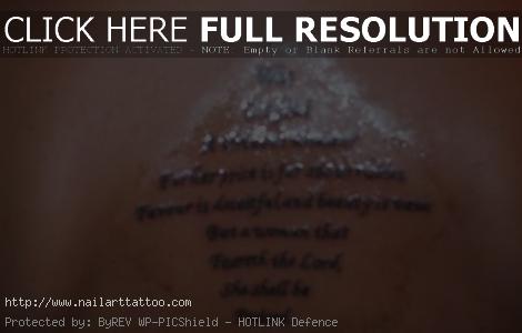 bible scripture tattoos for women