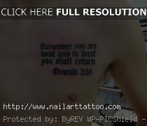 bible scripture tattoos on chest