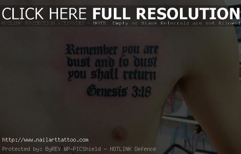 bible scripture tattoos on chest