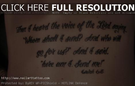 bible scriptures tattoos for women