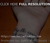 bible verse tattoos on wrist