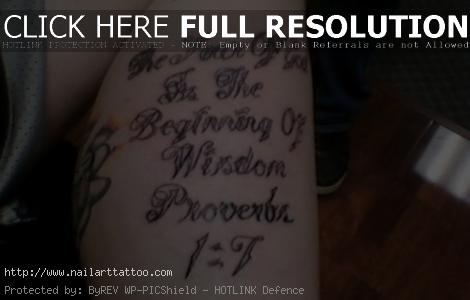 bible verses tattoo ideas