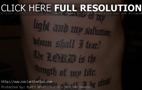 bible verses tattoos about strength