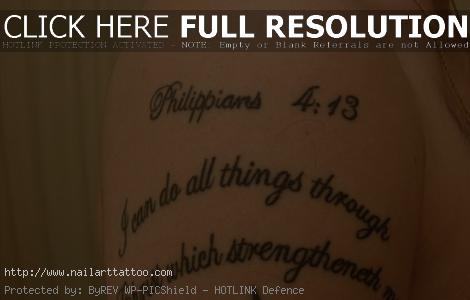 bible verses tattoos on arm