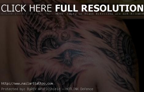 biomechanical tattoo designs