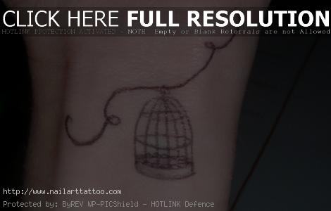 bird cage tattoo