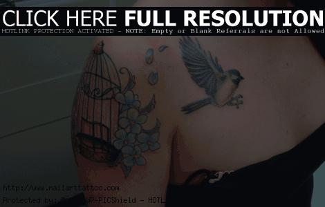 bird cage tattoos gallery