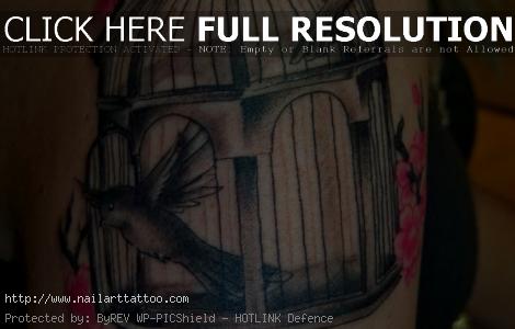 bird cage tattoos gallery