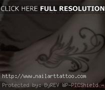 bird foot tattoos for women