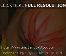 bird of paradise tattoo