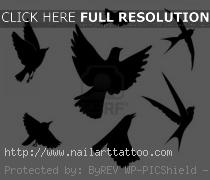 bird silhouette tattoo designs