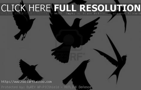 bird silhouette tattoo designs