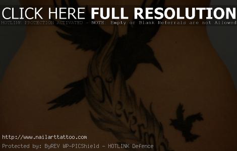 bird silhouette tattoo men