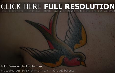 bird tattoo designs on back