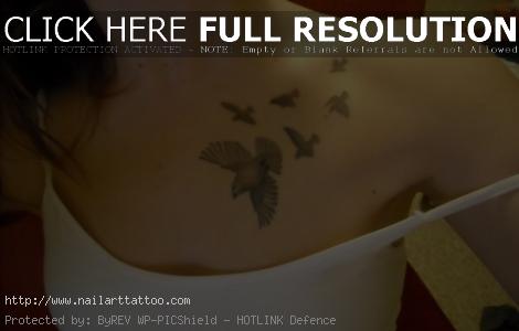 bird tattoos for girls on chest