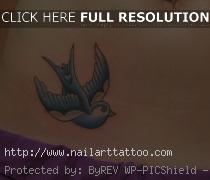 bird tattoos for girls on hip
