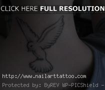 bird tattoos for girls on neck