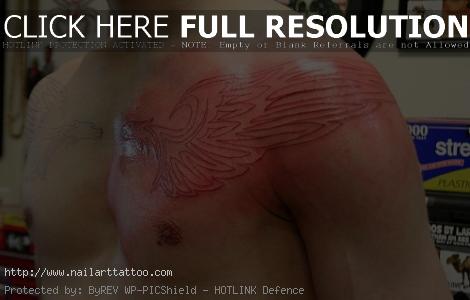 bird tattoos for men on chest