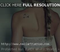 bird tattoos for women on back