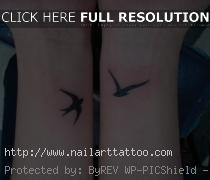 bird wrist tattoo