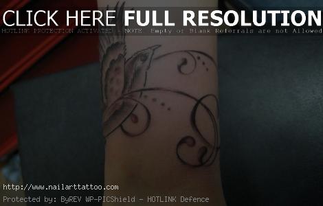 bird wrist tattoos design