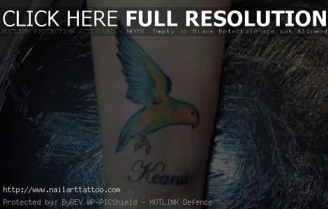 bird wrist tattoos with quotes