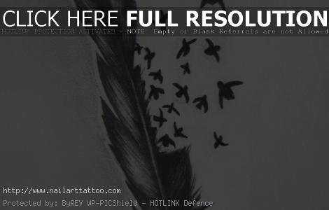birds of a feather tattoo sketch
