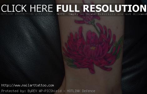 birth flower tattoos for november
