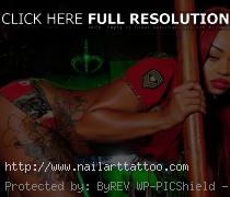 blac chyna tattoo on her leg