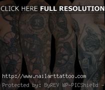 black and grey flower tattoos for men