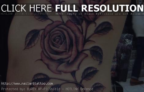 black and grey rose tattoo meaning