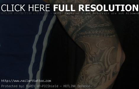 black and grey sleeve tattoos for women