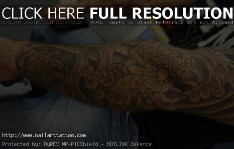 black and grey sleeve tattoos tumblr