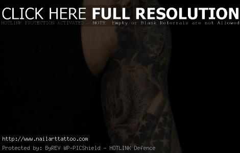 black and white american flag tattoo designs