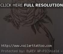 black and white rose tattoo designs