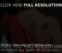 black and white rose tattoos for women