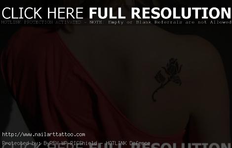 black and white rose tattoos for women