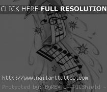 black and white sleeve tattoos drawings