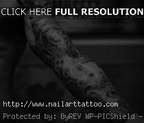 black and white sleeve tattoos ideas