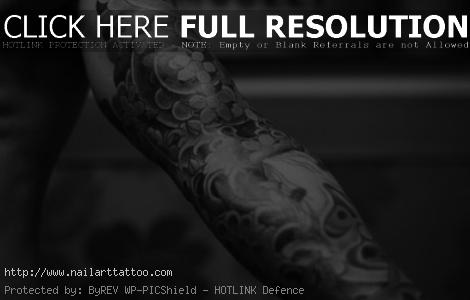 black and white sleeve tattoos ideas